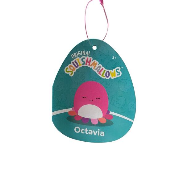OCTAVIA PINK OCTOPUS Squishmallow 14" Plush NEW - Picture 3 of 6